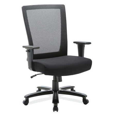OFFICESOURCE OS Big & Tall Collection Big and Tall High Back Chair with Black Frame 44088AFBK